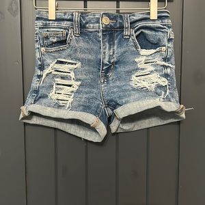 american eagle jean short-0
